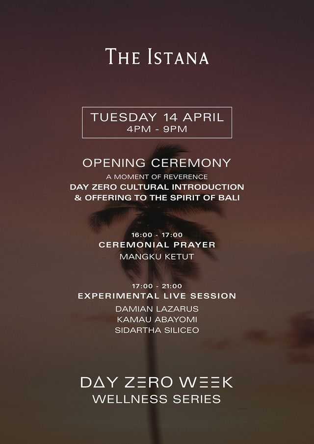 Day Zero Wellness - Tue 14 April - Day Zero Week