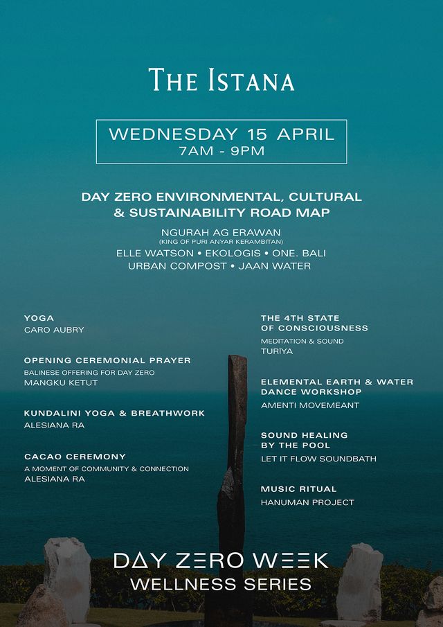 Day Zero Wellness - Wed 15 April - Day Zero Week