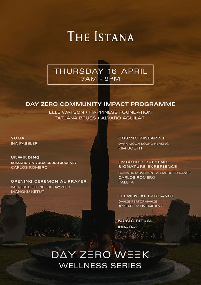 Day Zero Wellness - Thu 16 April - Day Zero Week